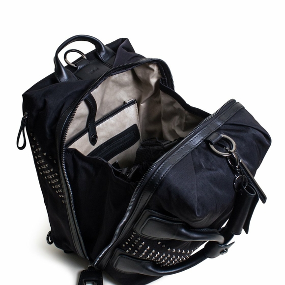 Caraa black studded medium studio bag - Picture 8 of 10